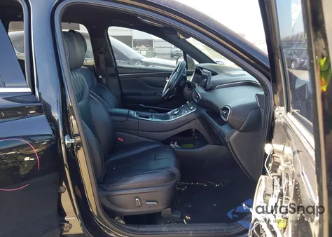 2021 Hyundai Santa Fe Calligraphy z USA, uszkodzony, nr VIN 5NMS5DALXMH329837